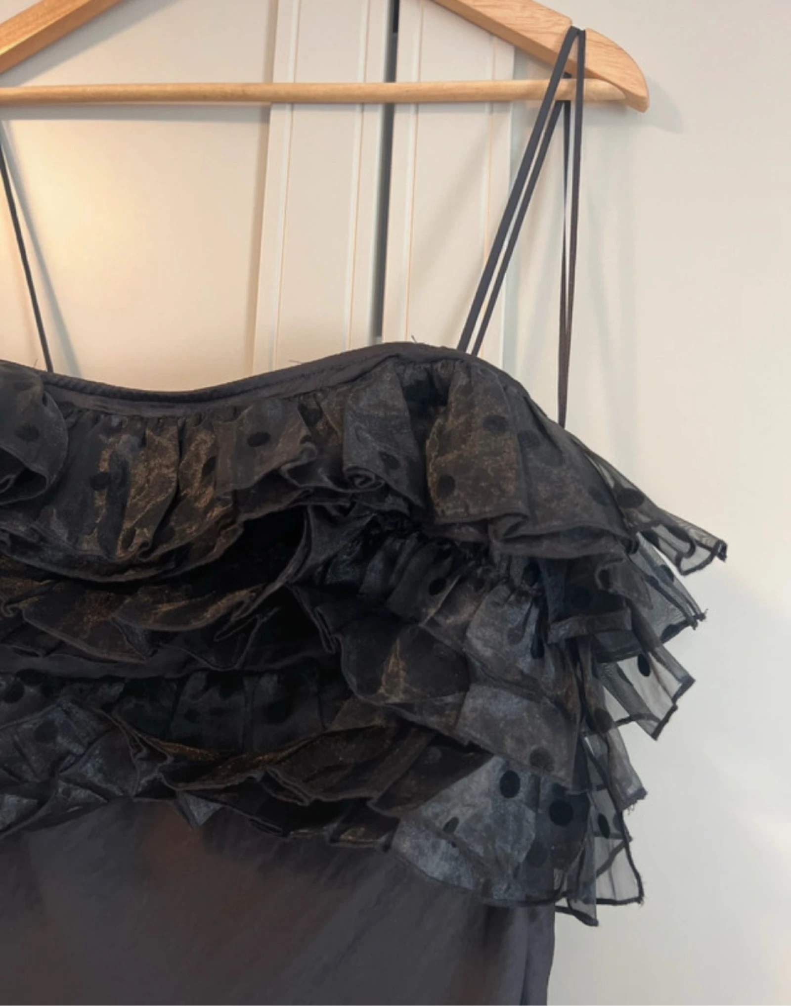 Vestido satén negro – photo 2